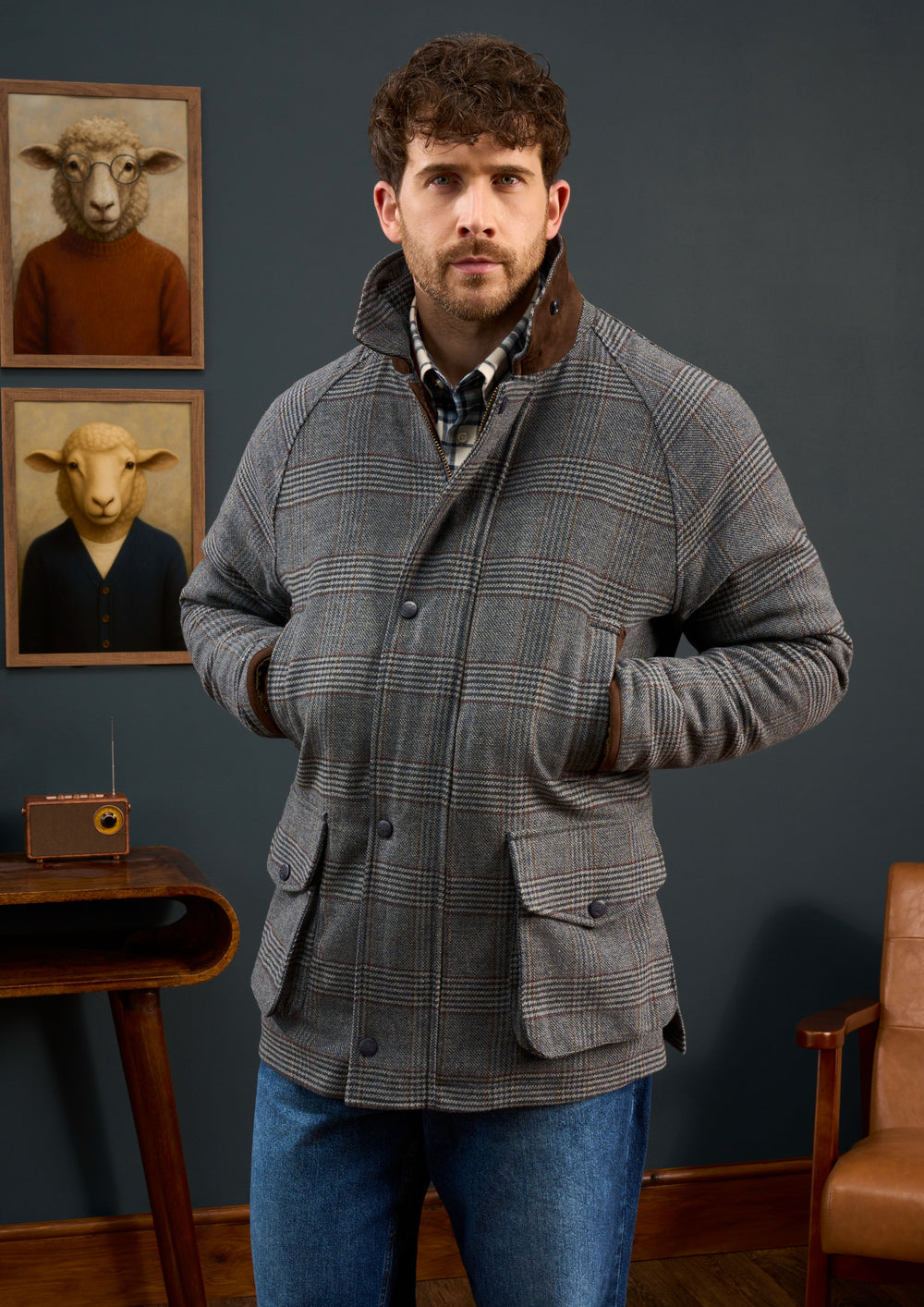Surrey-Mens-Tweed-Coat-Grey-Check