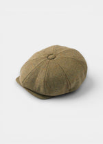 Combrook Ladies Tweed Water Repellent Cap in Grove  -  Regular Fit