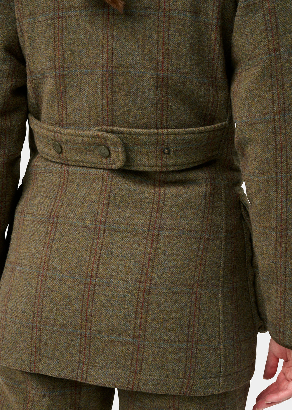 Combrook Ladies Tweed Waterproof Shooting Coat in Laurel -  Shooting Fit