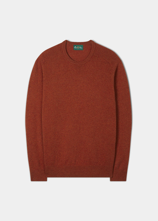 Maglione da uomo in lana d'agnello Dorset in Ember - Vestibilità classica