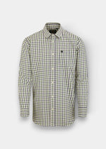 Ilkley Men's Blue and Green Country Check Shirt - Shooting Fit