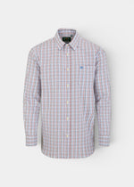 Ilkley Men's Blue and Red Country Check Shirt - Shooting Fit