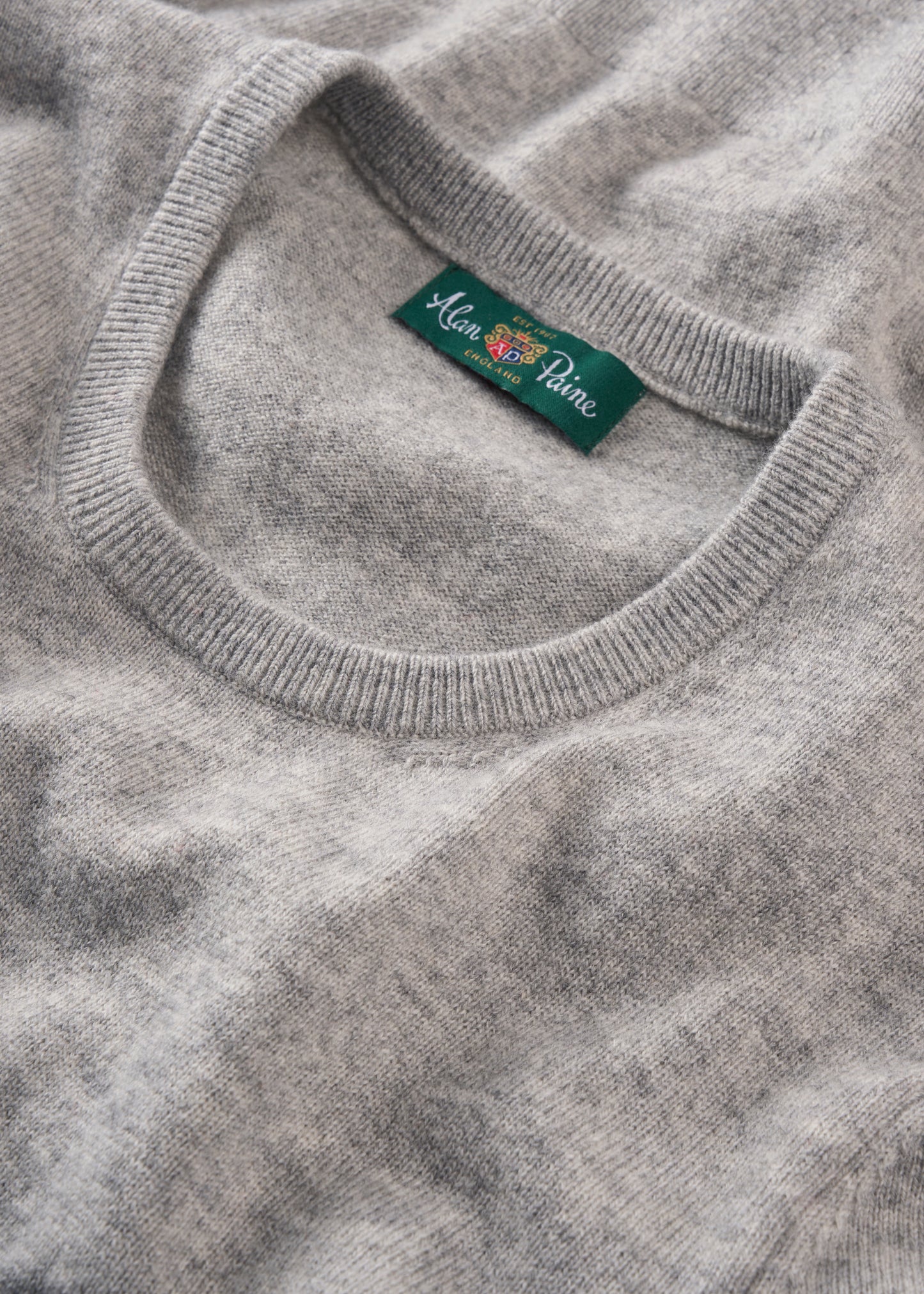 Ivy Ladies Wool and Cashmere Crew Neck Jumper in Husky