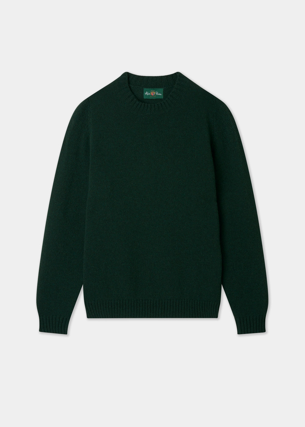 Men's Shetland Wool Crew Neck Jumper in Cossack