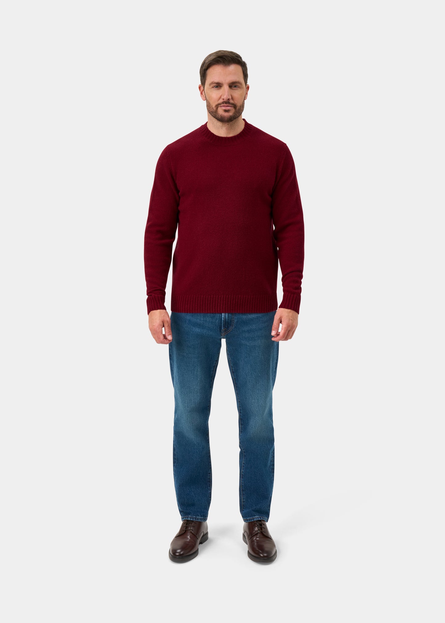 Kinnadie Supersoft Shetland Jumper In Venetian - Regular Fit