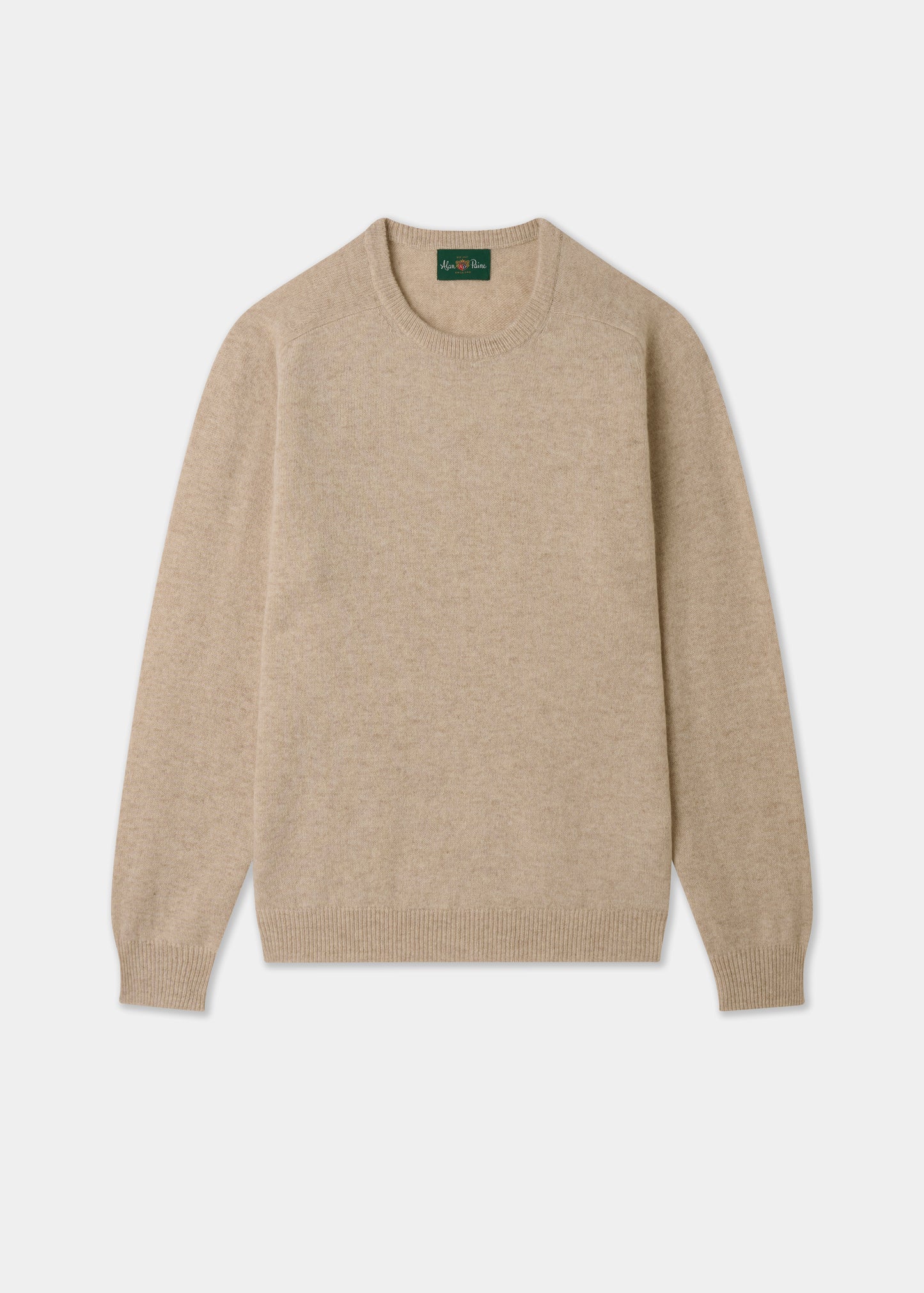 Beige sweater on a light gray background