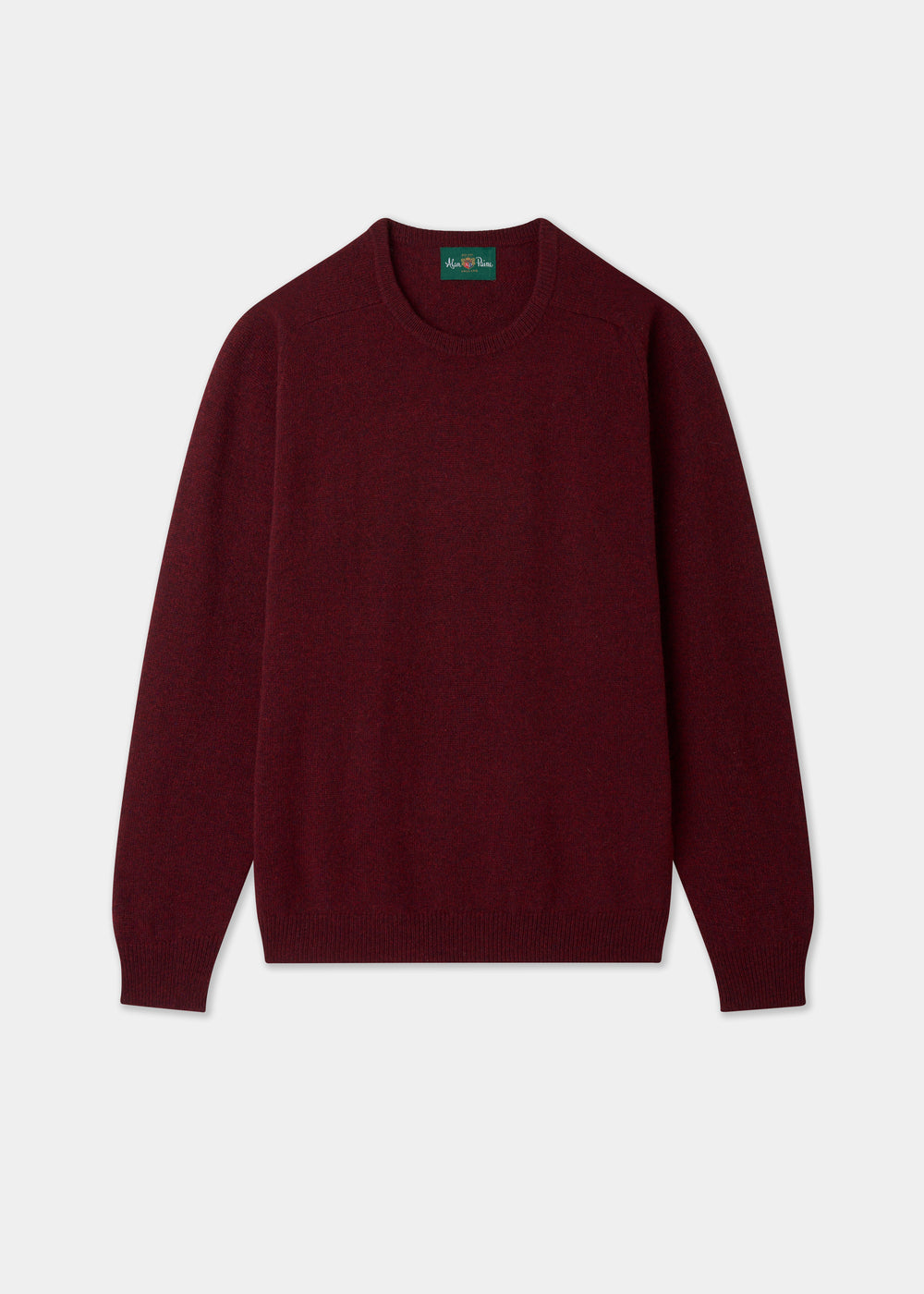 Red jumper on a white background
