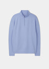 Rainford Performance 1/4 Zip Mock Neck in azzurro