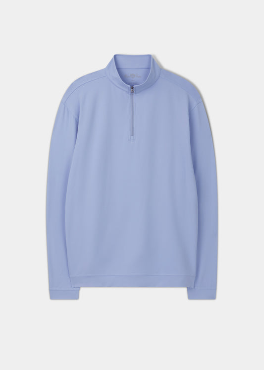 Rainford Performance 1/4 Zip Mock Neck in azzurro