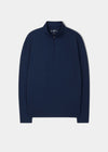 Rainford Performance 1/4 Zip Collo a lupetto in blu scuro