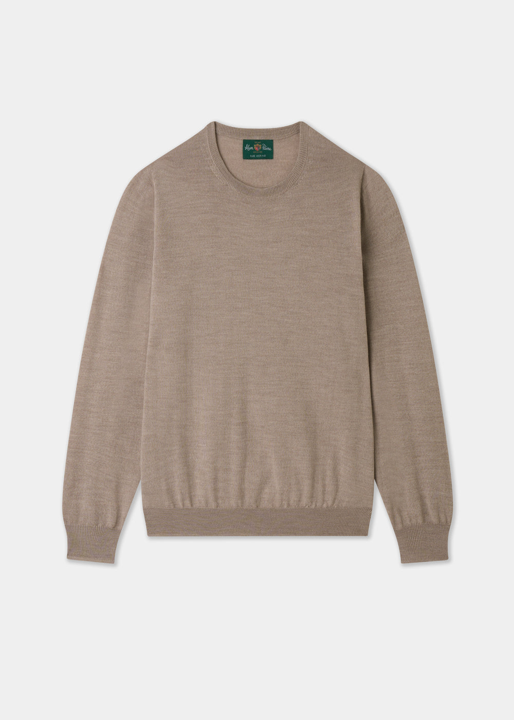 Beige sweater on a light gray background