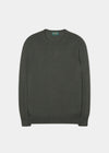 Maglione da uomo in lana merino Radstone in alghe marine - Vestibilità regolare