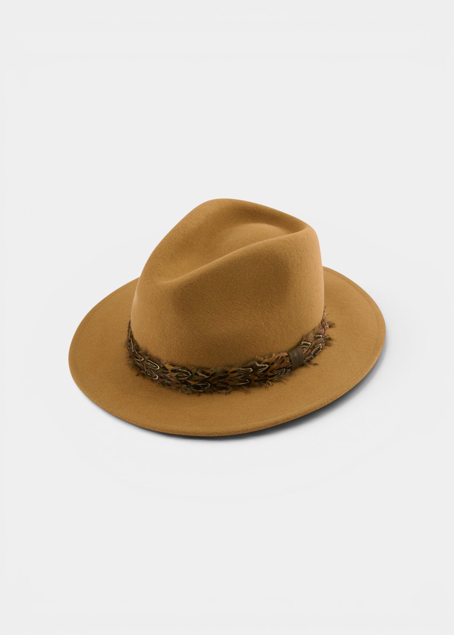 Richmond Ladies Fedora In Caramel