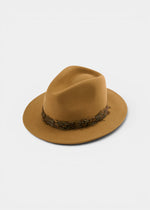 Richmond Ladies Fedora In Caramel