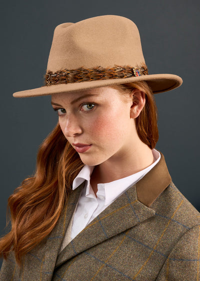 Richmond Ladies Fedora In Mink