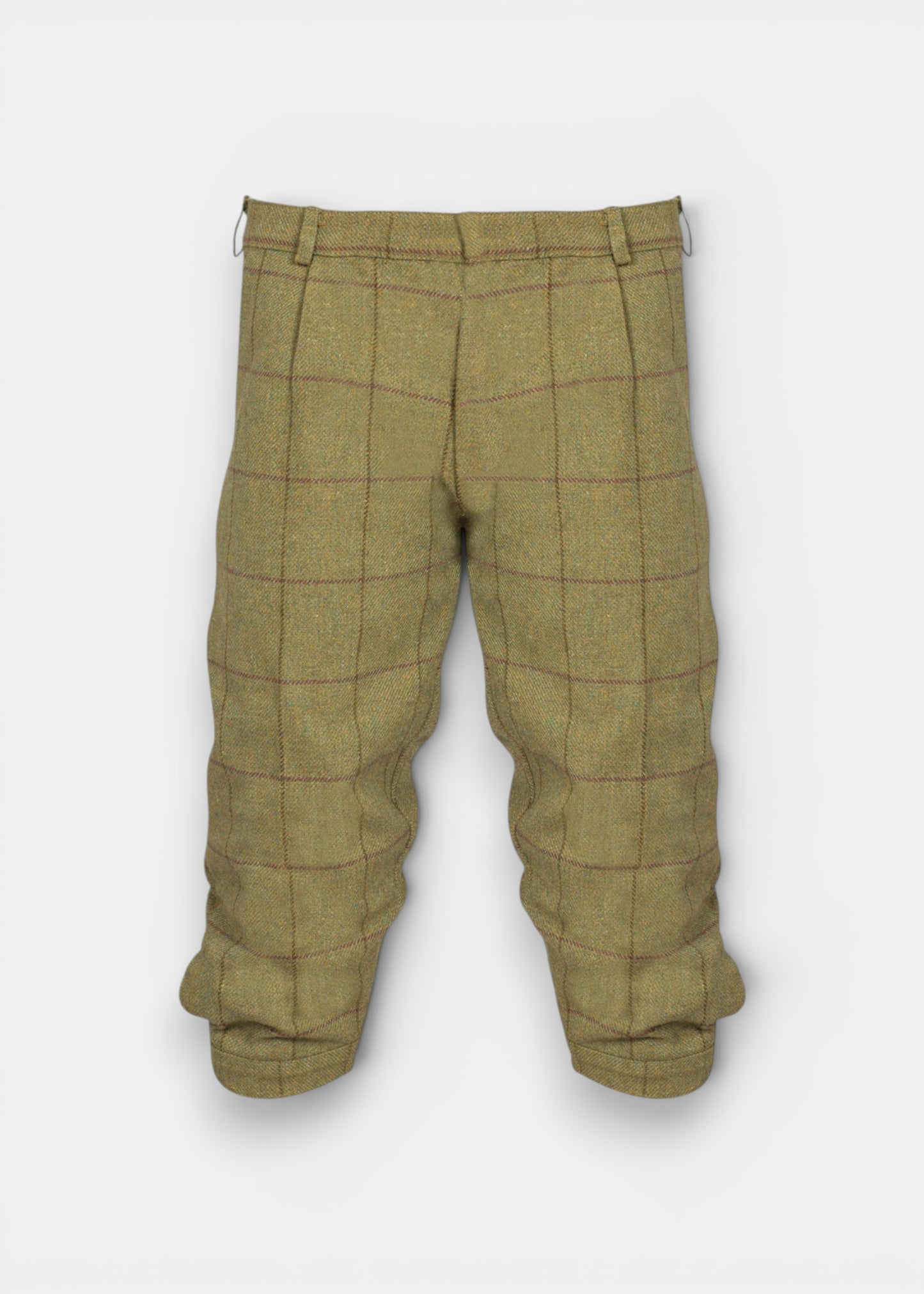 Rutland Men's Tweed Water Repellent Shooting Breeks in Lichen  -  Regular Fit