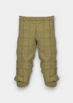 Rutland Men's Tweed Water Repellent Shooting Breeks in Lichen  -  Regular Fit