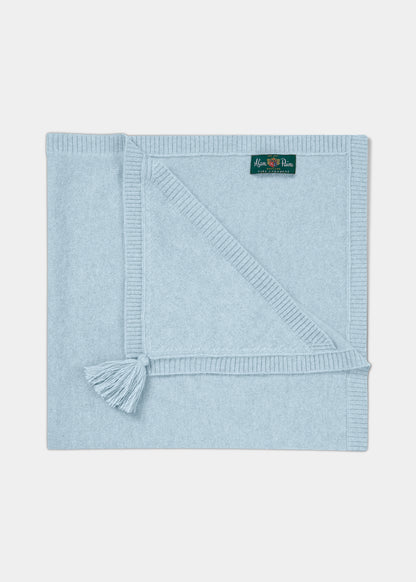 Coperta per neonati in cashmere - Baby Blue