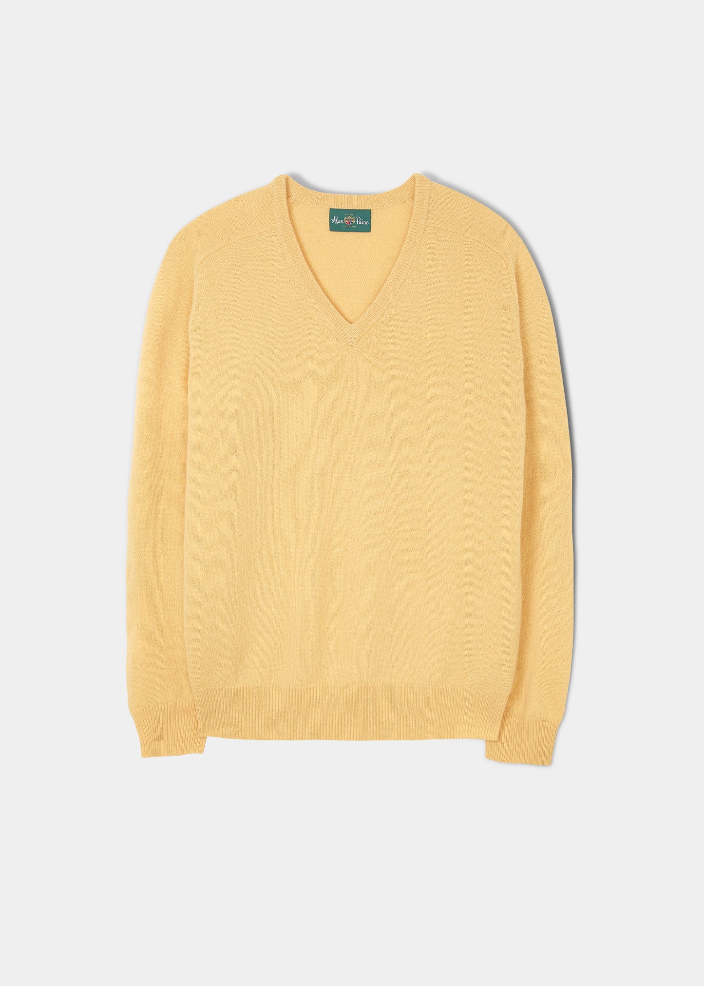 Hampshire Lambswool Jumper in Canary 