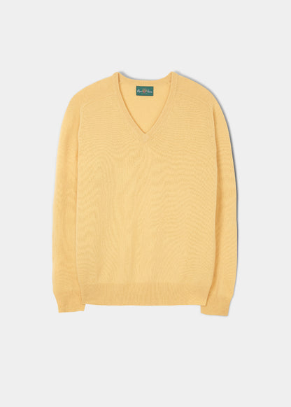 Hampshire Lambswool Jumper in Canary 