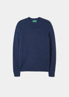 Maglione Kinnadie Supersoft Shetland Indigo - Vestibilità regolare