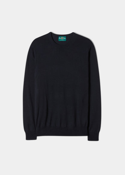 Maglione in lana merino da uomo Radstone in blu scuro - Vestibilità regolare