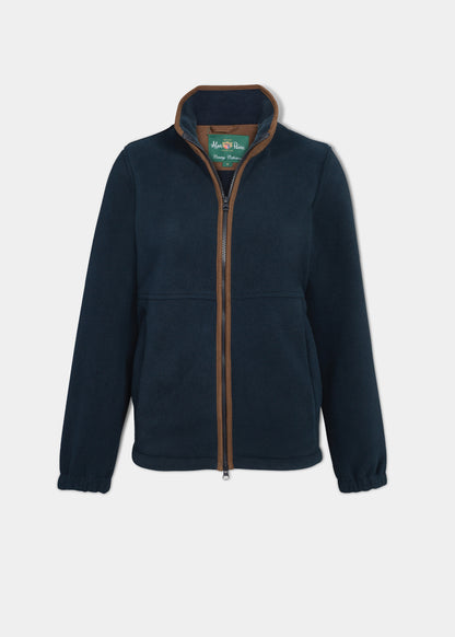Giacca in pile da donna Aylsham in blu scuro - vestibilità regolare